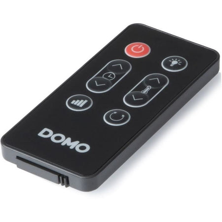 Stufa in ceramica effetto legna - 2000 W - DOMO - DO7345H - 83,5 cm - Nero