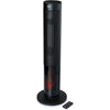 Stufa in ceramica effetto legna - 2000 W - DOMO - DO7345H - 83,5 cm - Nero