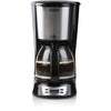 Caffettiera con filtro - DOMO - DO708K - 1000 W - 1,5 L - 12 tazze - Schermo LCD - Timer 24 ore - Nero e acciaio inossidabile