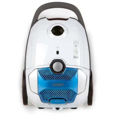 DOMO DO7291S - Aspirapolvere a bidone 3L - 700W - 68dB - Potenza di aspirazione regolabile - Spazzola per pavimenti Deep Clean