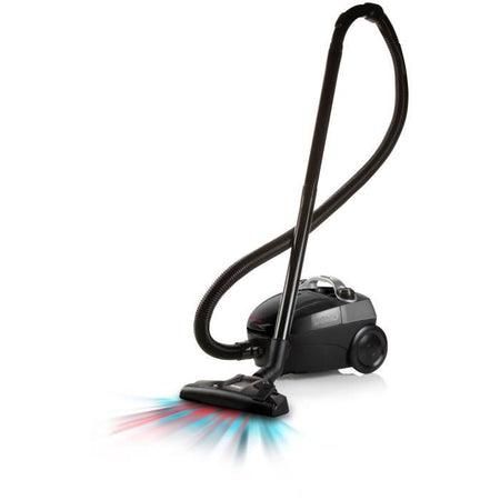 Domo do1033s - aspirapolvere compatto con sacchetto da 450W - filtro Hepa10. Raggio d'azione 7m. 1,5 litri Bagcacità.