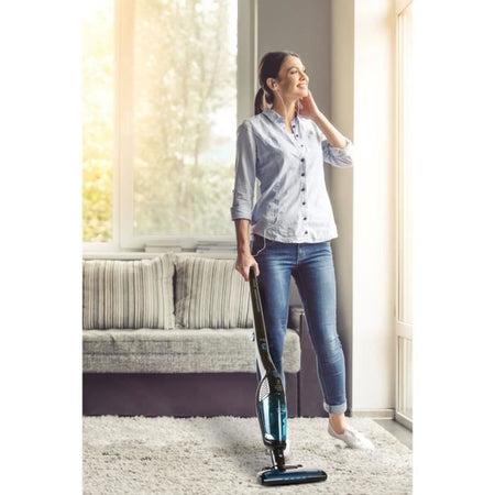 DOMO DO228SV - Aspirapolvere cordless 2-in-1 - 2 velocità - Sistema Ciclonico - Autonomia 40min - Sistema Wet Clean