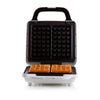 DOMO DO9222W - Piastra per waffle - 900W - 4x7 cm - Rivestimento antiaderente - Termostato regolabile - Chiusura di sicurezza