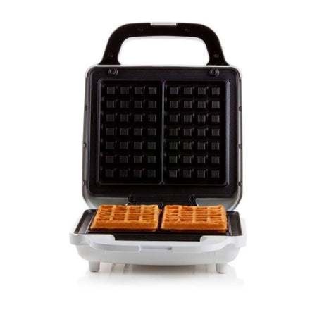 DOMO DO9222W - Piastra per waffle - 900W - 4x7 cm - Rivestimento antiaderente - Termostato regolabile - Chiusura di sicurezza