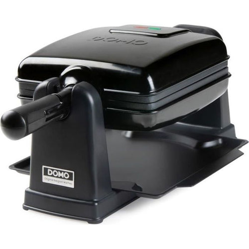 Macchina per waffle rotante DOMO - DO9224W - Ruotabile di 180 - Rivestimento antiaderente - Impugnatura Cool-touch - 2 persone