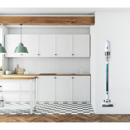 DOMO DO233SV - Aspirapolvere 2 in 1 senza fili - 2 velocità - Sistema ciclonico - Autonomia 20min - Serbatoio polvere 0,6L