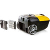 DOMO DO7294S - Aspirapolvere a bidone con sacco - 5L - Filtro HEPA H13 - 73dB - Potenza di aspirazione regolabile - Tubo in metallo 90cm