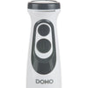 Set frullatore - DOMO - DO1089M - 600 W - Velocità variabile + Turbo - Frullatore a immersione, frusta, tritatutto, bicchiere graduato - Bianco