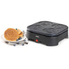 Crépiere Domo - 4 Crepes - Emoji Patterns - Revetement anti -adhesive - 600W - L31 X L34 X H13 CM