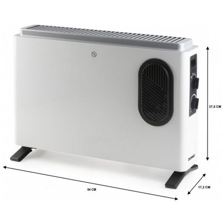 Convettore di riscaldamento - DOMO - DO7351CH - 2000 W - Bianco - 54 x 37,5 x 17,2 cm