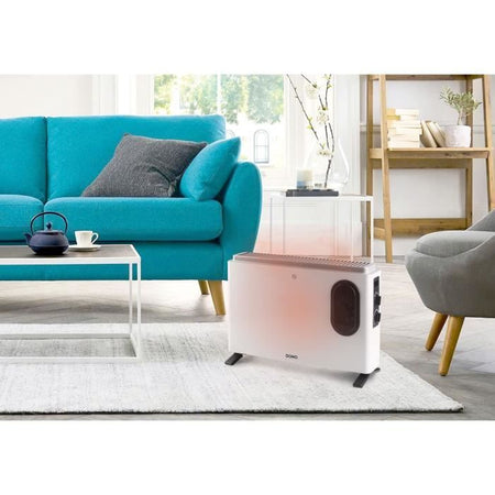 Convettore di riscaldamento - DOMO - DO7351CH - 2000 W - Bianco - 54 x 37,5 x 17,2 cm