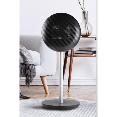 Radiatore da pavimento in ceramica Turbo - 2000 W - DOMO - DO7349H - 34 x 28 x 81 cm - Nero