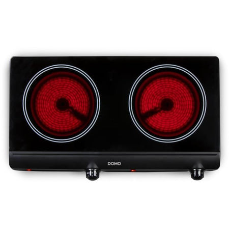 Piano cottura - DOMO - 2 fuochi - 50,2 x 29,4 x 6,7 cm - DO339KP