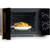 Forno microonde DOMO DO2820 - 20L - 700W - Timer 35 min - Funzione scongelamento - L44 x P35,8 x H 25,8 cm - Finitura legno nero