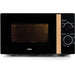 Forno microonde DOMO DO2820 - 20L - 700W - Timer 35 min - Funzione scongelamento - L44 x P35,8 x H 25,8 cm - Finitura legno nero