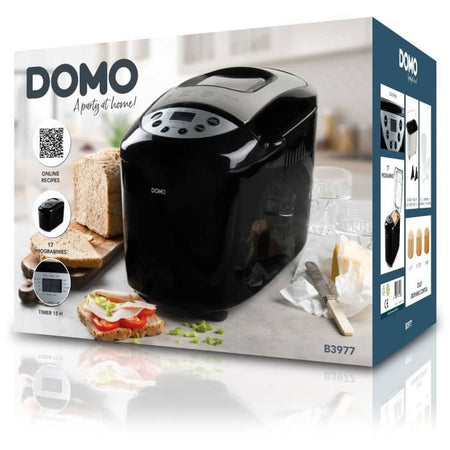 Macchina per il pane automatica XL - DOMO - B3977 - 850 W - 17 programmi - schermo LCD