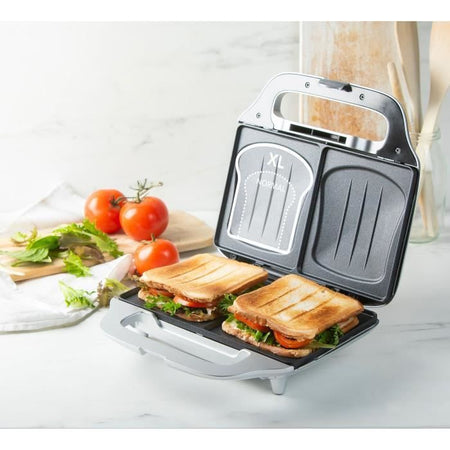 DOMO Sandwich Maker - DO9267C - Piastre XXL - Rivestimento antiaderente - 900W