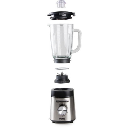 Frullatore - DOMO - DO740BL - Alta velocità - 1400 W - 1,75 L - Grigio