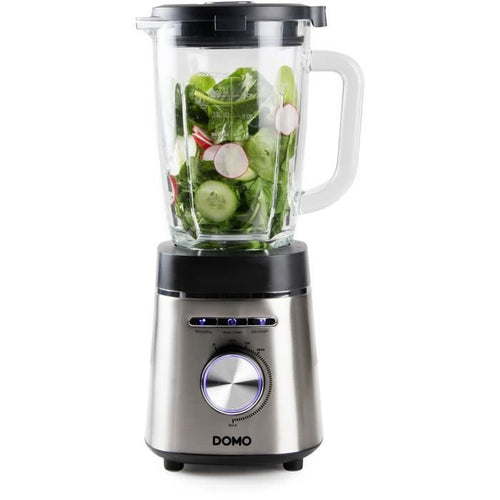Frullatore - DOMO - DO740BL - Alta velocità - 1400 W - 1,75 L - Grigio