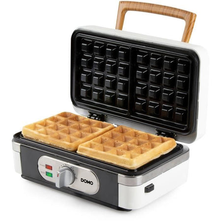 Elettrodomestico 3 in 1 - DOMO - DO9277C - Croque - waffle - grill - 1100 W - Bianco