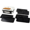 Elettrodomestico 3 in 1 - DOMO - DO9277C - Croque - waffle - grill - 1100 W - Bianco
