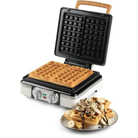 Piastra per waffle - DOMO - DO9280W - 1520 W - 2 waffle XL - Bianco