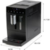 Macchina per caffè espresso automatica con macinacaffè - DOMO - DO1150K - 1350 W - 19 bar - 125 g caffè - Nero