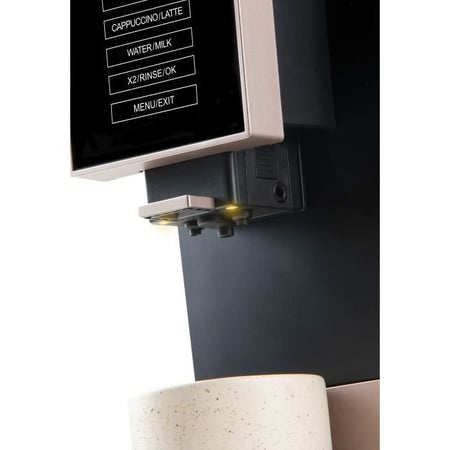 Macchina per caffè espresso automatica con macinacaffè - DOMO - DO743K - 1350 W - 19 bar - 125 g caffè - Nero
