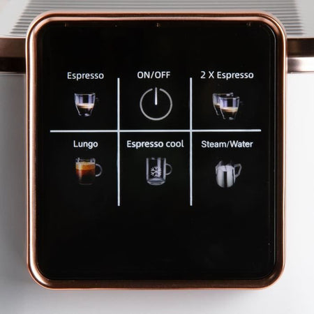 Macchina per caffè espresso 3 in 1 - DOMO - DO746K - 1350 W - 20 Bar - Bianco / Rosa