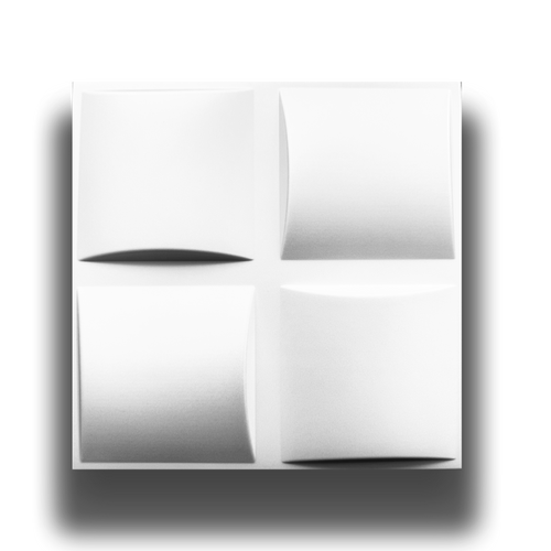 10 o 20mq (40 oppure 80 pezzi) di pannello decorativo 3D a soffitto in EPS isolante 50x50cm DOMINO