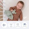 doomoo You&Me Baby Comforter - Piumino Reversibile e Confortevole - Provvisto di 2 Corpi per Trasportare l'Odore dei Genitori, Verde