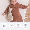 doomoo You&Me Baby Comforter - Piumino Reversibile e Confortevole - Dotato di 2 Corpi per Trasportare l'Odore dei Genitori, Beige