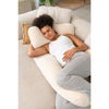 doomoo Maxxy Cuscino per gravidanza e allattamento - Formato XXL - Ultra confortevole, Beige