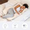 doomoo Maxxy Cuscino per gravidanza e allattamento - Formato XXL - Ultra confortevole, Beige