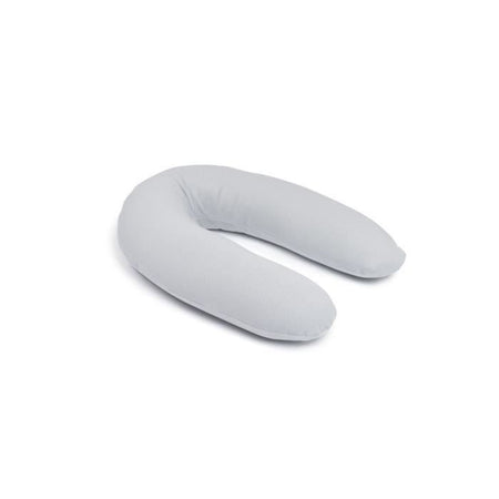 doomoo Twisty Cuscino per Gravidanza e Allattamento 2 in 1 - Ultra Comfort - Imbottitura con microsfere ultrafini, Grigio