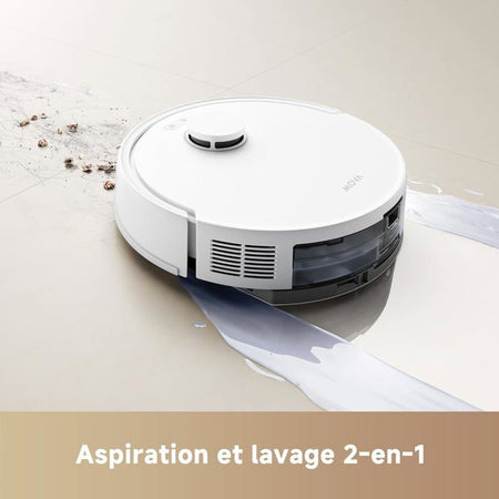 MOVA E20 Plus - Robot aspirapolvere con svuotamento automatico, autosvuotante per 90 giorni, 5000Pa