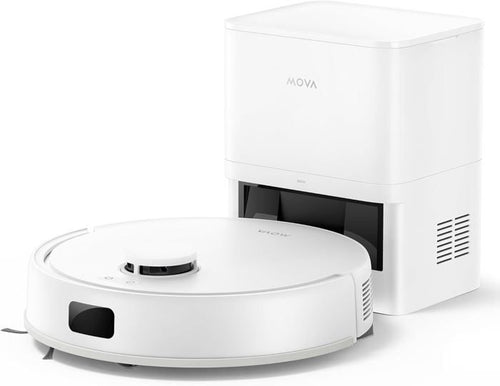 MOVA E20 Plus - Robot aspirapolvere con svuotamento automatico, autosvuotante per 90 giorni, 5000Pa