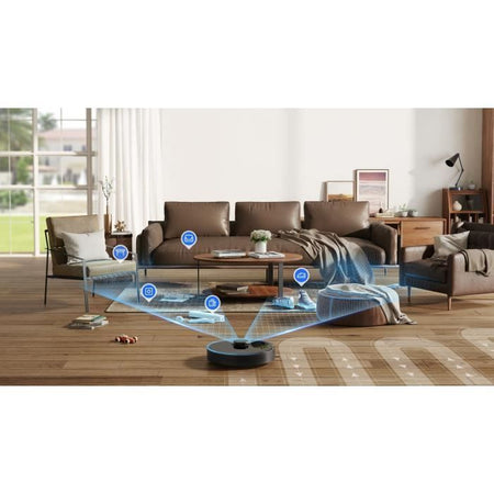 DreamE D10S Pro Robot Vacum and Washer con azione IA - Autonomia 280 min - Potenza di aspirazione: 5000 PA