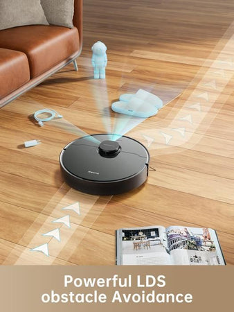 DreamE D10S Pro Robot Vacum and Washer con azione IA - Autonomia 280 min - Potenza di aspirazione: 5000 PA