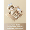 DREAME D9Max White - Robot aspirapolvere 2 in 1 - Navigazione laser intelligente LDS - 4.000 Pa - Mappe di piani multipli