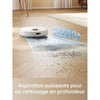 DREAME D9Max White - Robot aspirapolvere 2 in 1 - Navigazione laser intelligente LDS - 4.000 Pa - Mappe di piani multipli