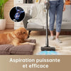 Nuovo DreamE R20 - Wireless Broom aspirapolvere - Potenza 190AW - Autonomia a 90 minuti - Rilevamento sporco - Display a LED