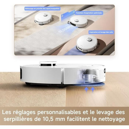 Robot Aspirapolvere - DREAME L10s Ultra Gen 2 - 10000 Pa - 300 ml - Bianco
