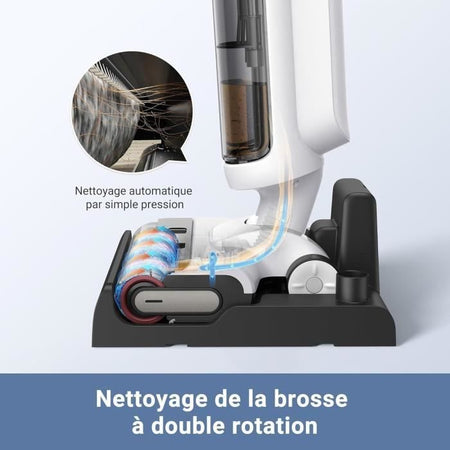 Aspirapolvere - DREAME MOVA K20 - 200 W - 30 min - Acqua e polvere - Bianco