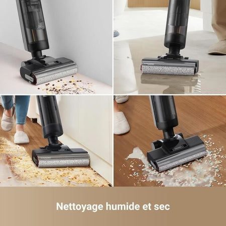 NEW DREAME H12 PRO ULTRA - Aspirapolvere acqua e polvere - Autopulizia doppia rotazione - Aspirazione 16 kPa - Spazzola 2 bordi