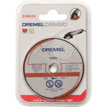 DREMEL Set di 2 dischi per sega compatta Dremel DSM20