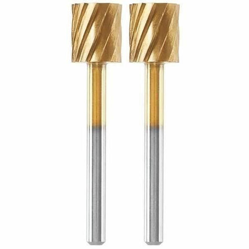 Set di 2 frese per acciaio ad alta velocità Dremel Max 115 ad alta resistenza -  7.8mm cilindrico