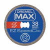 Disco da taglio Dremel Max S456 EZ SpeedClic ad alta durata - 38mm per metalli