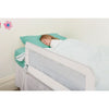 DREAMBABY Sponda letto extra large PHoeNIX - Pieghevole e portatile - L 110 x L 45,5 cm - Bianco