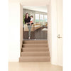 DREAMBABY Barriera di sicurezza Extra large BROADWAY Gro Gate - Da avvitare - L 76/134,5 x H 76 cm - Bianco